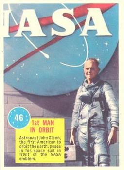 1963 Topps Astronaut Popsicle #46 1st Man in Orbit Front