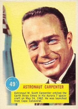 1963 Topps Astronaut Popsicle #49 Scott Carpenter Front