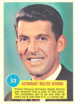 1963 Topps Astronaut Popsicle #53 Astronaut Walter Schirra Front
