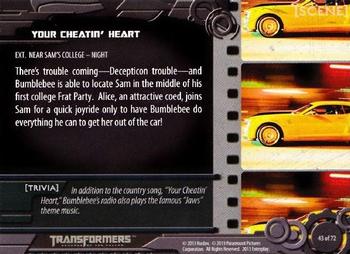 2013 Breygent Transformers Optimum #43 Your Cheatin' Heart Back