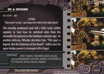 2013 Breygent Transformers Optimum #54 On a Mission Back
