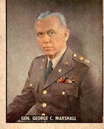 1950 Topps Freedom's War (R709-2) #200 Gen. George C. Marshall Front