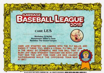 2015 Topps Garbage Pail Kids 2015 Series 1 #56a Care Les Back