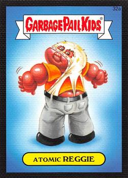 2015 Topps Garbage Pail Kids 2015 Series 1 - Black #32a Atomic Reggie Front