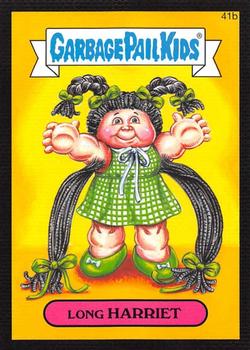 2015 Topps Garbage Pail Kids 2015 Series 1 - Black #41b Long Harriet Front