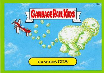 2015 Topps Garbage Pail Kids 2015 Series 1 - Green #54b Gaseous Gus Front