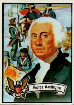 1972 Topps U.S. Presidents #1 George Washington Front