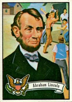 1972 Topps U.S. Presidents #16 Abraham Lincoln Front