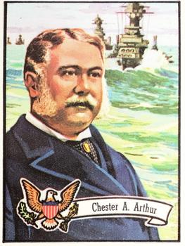 1972 Topps U.S. Presidents #21 Chester A. Arthur Front