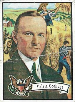 1972 Topps U.S. Presidents #29 Calvin Coolidge Front