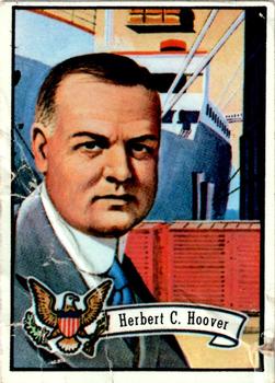 1972 Topps U.S. Presidents #30 Herbert C. Hoover Front