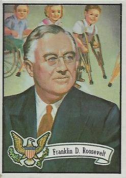 1972 Topps U.S. Presidents #31 Franklin D. Roosevelt Front