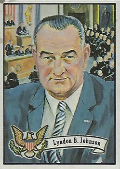 1972 Topps U.S. Presidents #35 Lyndon B. Johnson Front