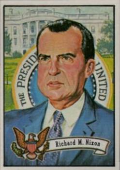 1972 Topps U.S. Presidents #36 Richard M. Nixon Front