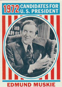 1972 Topps U.S. Presidents #41 Edmund Muskie Front
