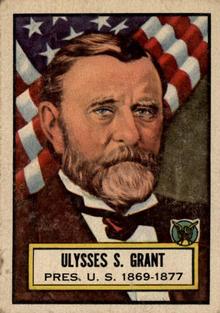 1952 Topps Look 'n See (R714-16) #7 Ulysses S. Grant Front