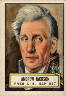 1952 Topps Look 'n See (R714-16) #8 Andrew Jackson Front