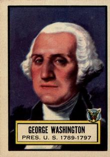 1952 Topps Look 'n See (R714-16) #9 George Washington Front