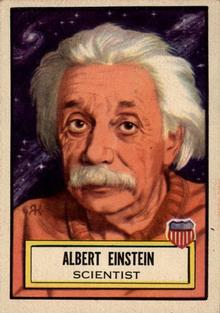 1952 Topps Look 'n See (R714-16) #20 Albert Einstein Front