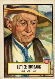 1952 Topps Look 'n See (R714-16) #27 Luther Burbank Front