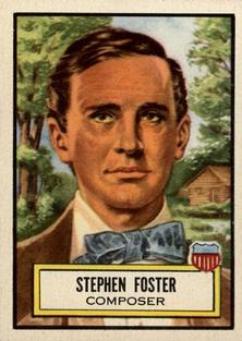 1952 Topps Look 'n See (R714-16) #28 Stephen Foster Front