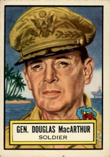 1952 Topps Look 'n See (R714-16) #32 Gen. Douglas MacArthur Front