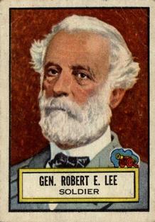 1952 Topps Look 'n See (R714-16) #34 Gen. Robert E. Lee Front