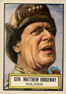 1952 Topps Look 'n See (R714-16) #35 Gen. Matthew Ridgeway Front