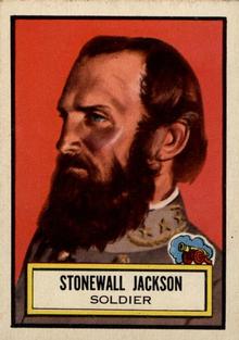 1952 Topps Look 'n See (R714-16) #40 Stonewall Jackson Front
