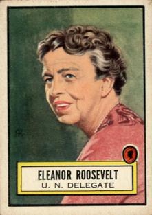 1952 Topps Look 'n See (R714-16) #43 Eleanor Roosevelt Front