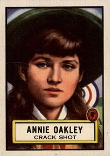 1952 Topps Look 'n See (R714-16) #46 Annie Oakley Front