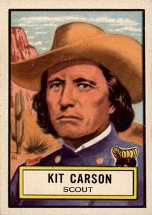 1952 Topps Look 'n See (R714-16) #53 Kit Carson Front