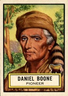 1952 Topps Look 'n See (R714-16) #55 Daniel Boone Front