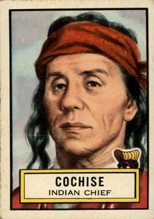1952 Topps Look 'n See (R714-16) #59 Cochise Front