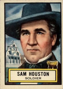 1952 Topps Look 'n See (R714-16) #61 Sam Houston Front