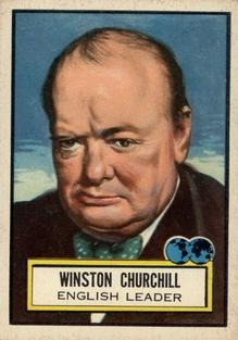 1952 Topps Look 'n See (R714-16) #64 Winston Churchill Front