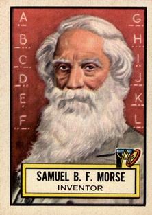 1952 Topps Look 'n See (R714-16) #70 Samuel B. F. Morse Front