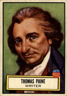 1952 Topps Look 'n See (R714-16) #78 Thomas Paine Front