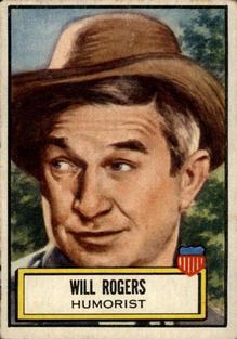 1952 Topps Look 'n See (R714-16) #80 Will Rogers Front