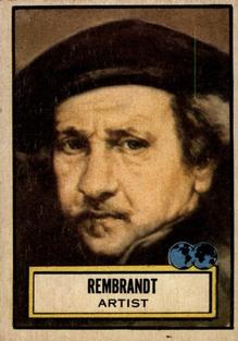 1952 Topps Look 'n See (R714-16) #82 Rembrandt Front