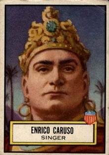 1952 Topps Look 'n See (R714-16) #91 Enrico Caruso Front