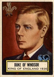 1952 Topps Look 'n See (R714-16) #103 Duke of Windsor Front