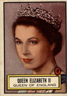 1952 Topps Look 'n See (R714-16) #104 Queen Elizabeth II Front
