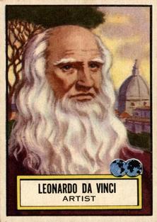1952 Topps Look 'n See (R714-16) #105 Leonardo da Vinci Front