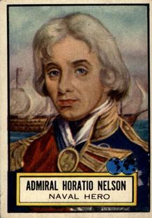 1952 Topps Look 'n See (R714-16) #109 Admiral Horatio Nelson Front