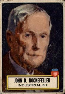 1952 Topps Look 'n See (R714-16) #112 John D. Rockefeller Front