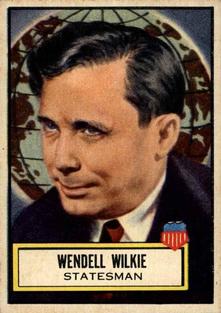 1952 Topps Look 'n See (R714-16) #120 Wendell Willkie Front