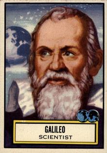 1952 Topps Look 'n See (R714-16) #127 Galileo Front
