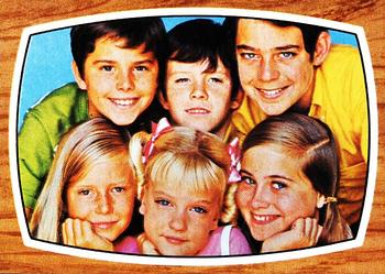 1971 Topps The Brady Bunch #55 Brady Kids Photo Front