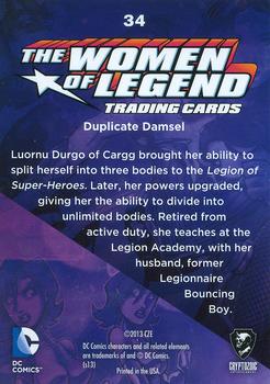2013 Cryptozoic DC Comics: The Women of Legend #34 Duplicate Damsel Back